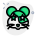 star stuck on eyes of hamster emoticon icon