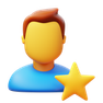3d fluency style 인기있는 남자 icon