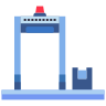 Security gate airport icon