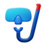 3d fluency style 스노클 icon
