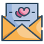 wedding card icon