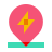 color glass style marker storm icon