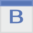 b icon