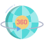 360 градусов icon