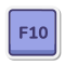 stickers style f10 키 icon