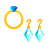 Ring And Earrings icon