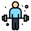 dumbell icon