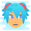 cute clipart style hatsune miku icon