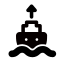 apple sf black filled style 船离开港口 icon