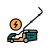 elektrischer rasenmäher icon
