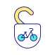 Unlock Bike Service icon