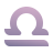 deco color style waage icon