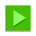 papercut style right button icon