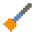 color pixels style makeup brush icon