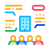 construction plan discussion icon