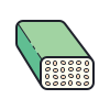color hand drawn style tempeh icon