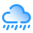 pulsar gradient style rainfall icon