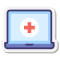 Laptop-medizinisch icon