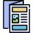 trifold brochure icon