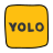 doodle style yolo icon