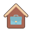 trabalhando em casa icon