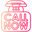 Outline gradient/6.Call Now icon