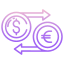 currency exchange euro icon