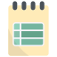 Bloc notes icon