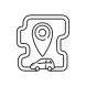roundtrip carsharing icon