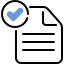 datei genehmigt icon