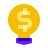 color glass style schlechte idee icon