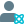 Atom with human Avatar isolated on a white background icon