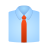 emoji style krawatte icon