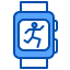 external-smartwatch-fitness-and-diet-xnimrodx-blue-xnimrodx-2 icon