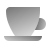 deco duotone style coffee icon