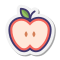 stickers style 사과 icon
