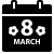 ios 17 filled style 8 march icon