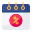외부 판매일 달력-앙가라-플랫-앙가라-푸트라 icon
