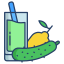 cucumber and lemon icon