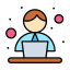 office worker icon