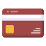 Lato anteriore della carta bancaria icon
