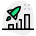 외부 도달-새로운 성능 수준-막대 그래프-스타트업-그린-탈-리바이보 icon
