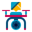 camera drone icon