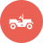 圆圈上的外部自动旅行和运输字形-amoghdesign icon