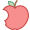 Pomme croquée icon