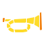 pieces style bugle icon