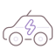 Vehículo eléctrico icon