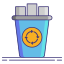 cubo de basura icon