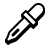 badges style color dropper icon