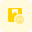 Logistic cargo service with round the clock availability icon
